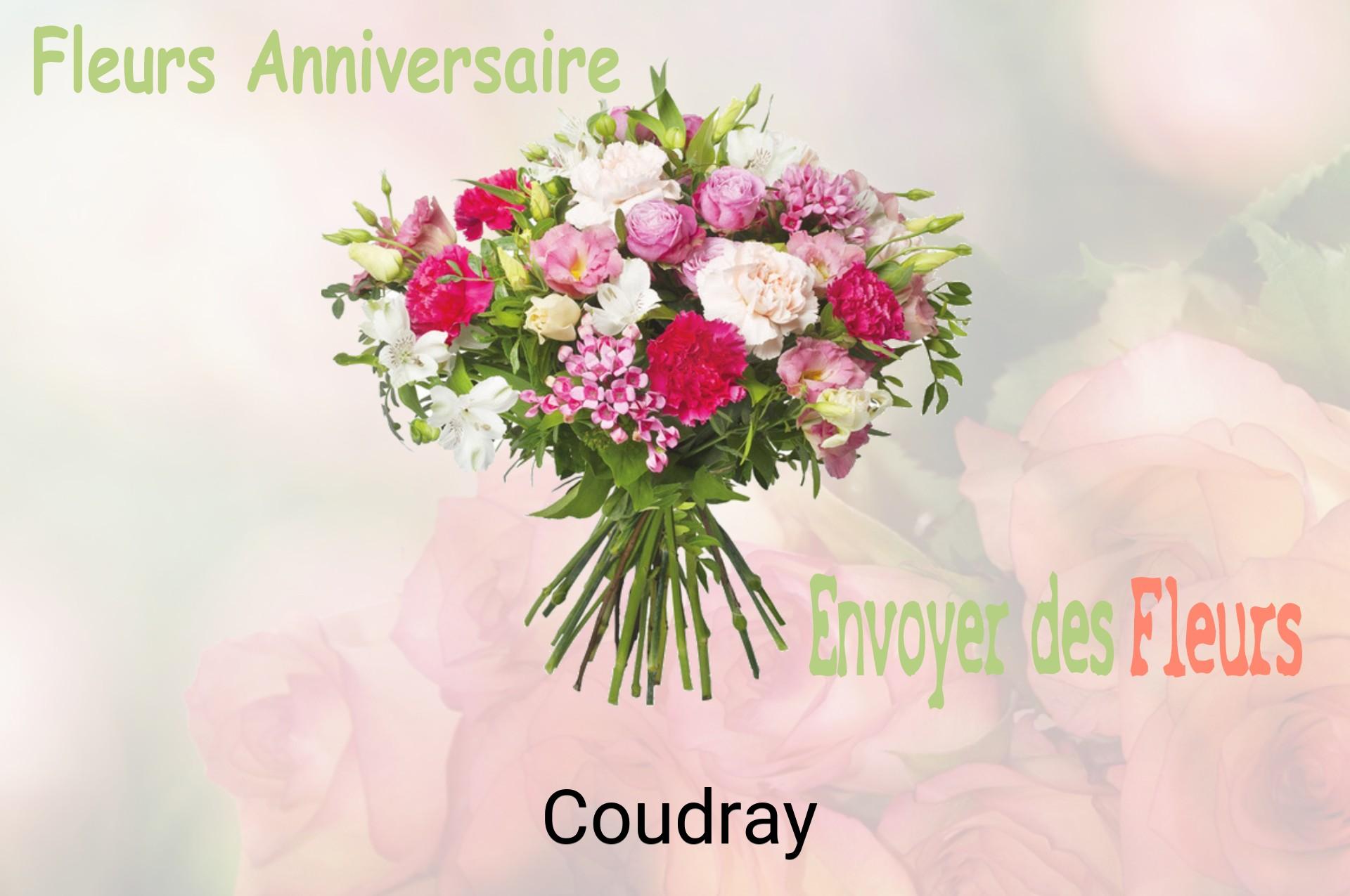 Bouquet de fleurs d’anniversaire livré à Coudray